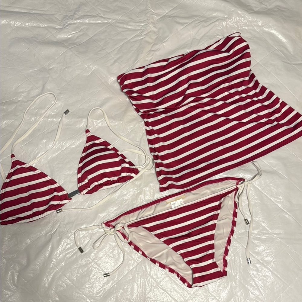 Michael Kors Striped Bikini Set